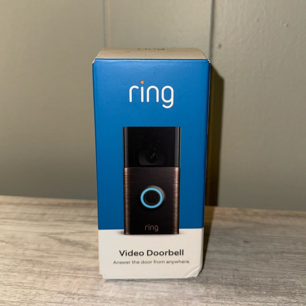 Ring Video Doorbell never been opened!!!